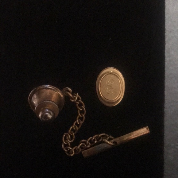 12k GF tie tack “S” - Picture 2 of 2